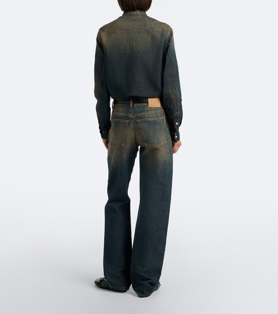 Fendi Jeans anchos desteñidos - Fendi - Modalova
