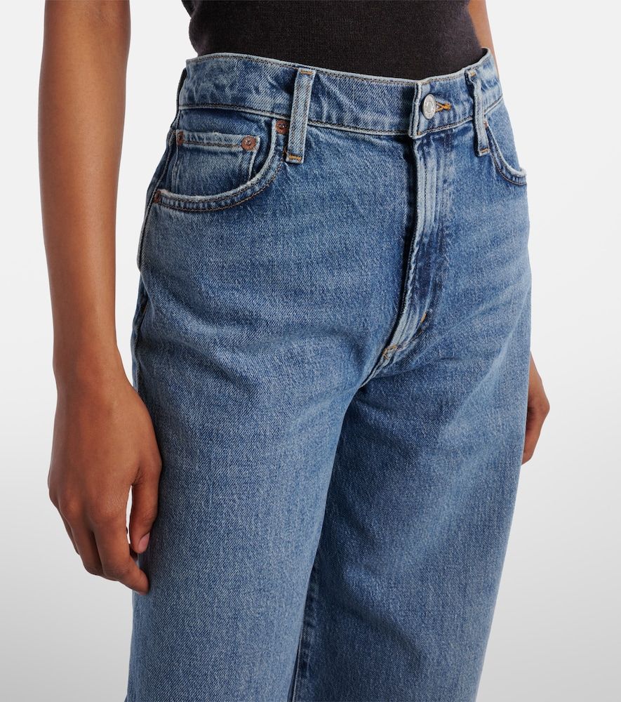 Mid-Rise Wide-Leg Jeans Harper Crop - Agolde - Modalova