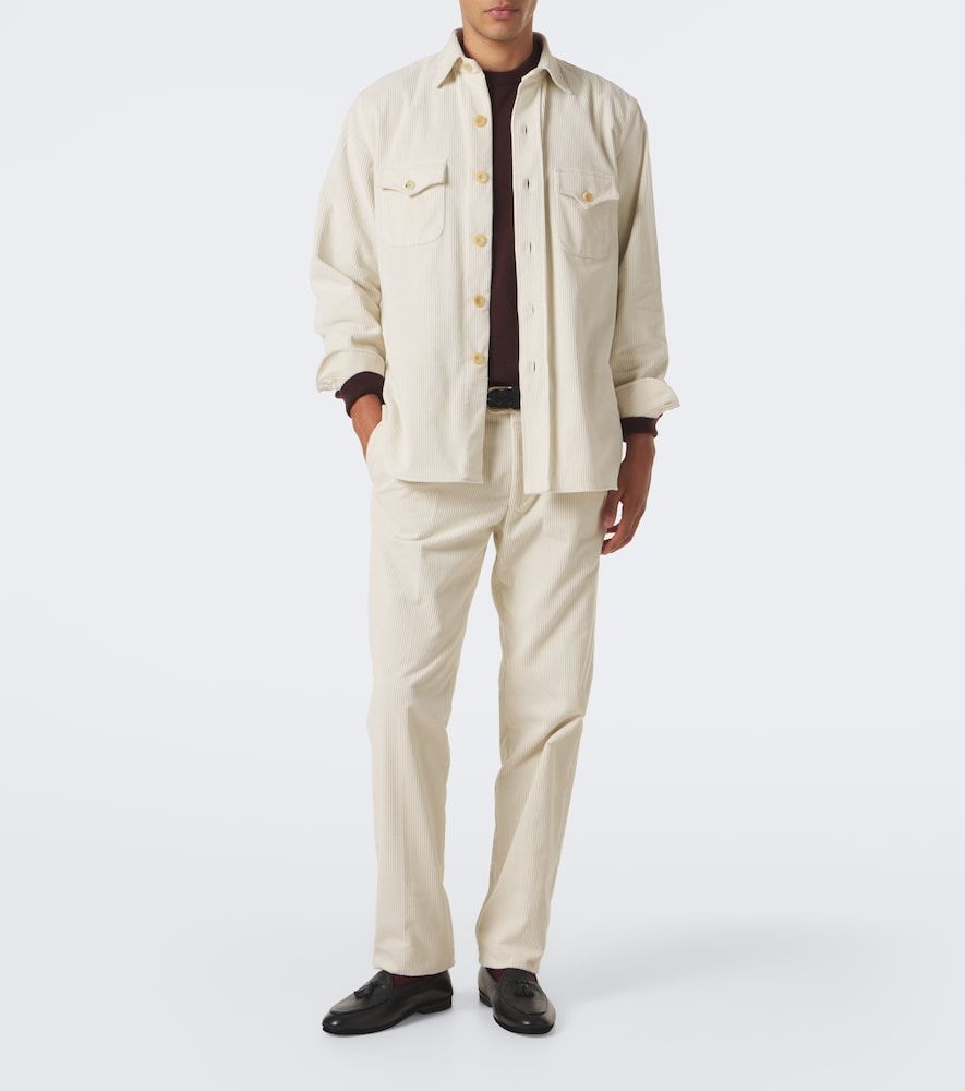 Pantalones rectos Modluca de pana de algodón - Rubinacci - Modalova