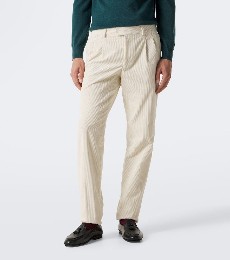 Pantalones rectos Modluca de pana de algodón - Rubinacci - Modalova