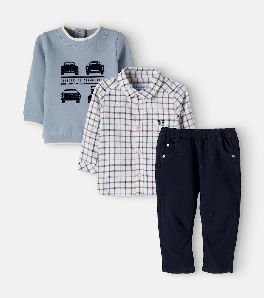 Bebé - set de sudadera, top y pantalones - Tartine et Chocolat - Modalova