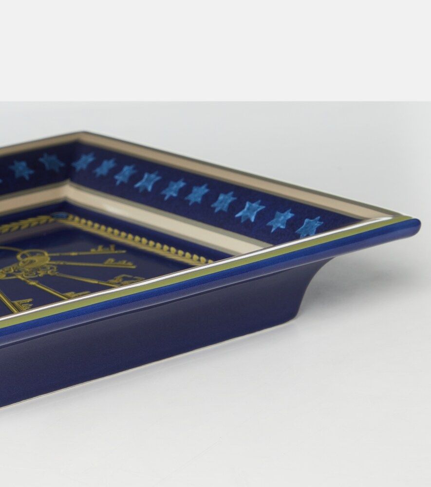 Vassoio decorativo Herald in ceramica - Etro - Modalova