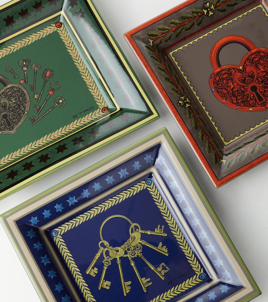Vassoio decorativo Herald in ceramica - Etro - Modalova