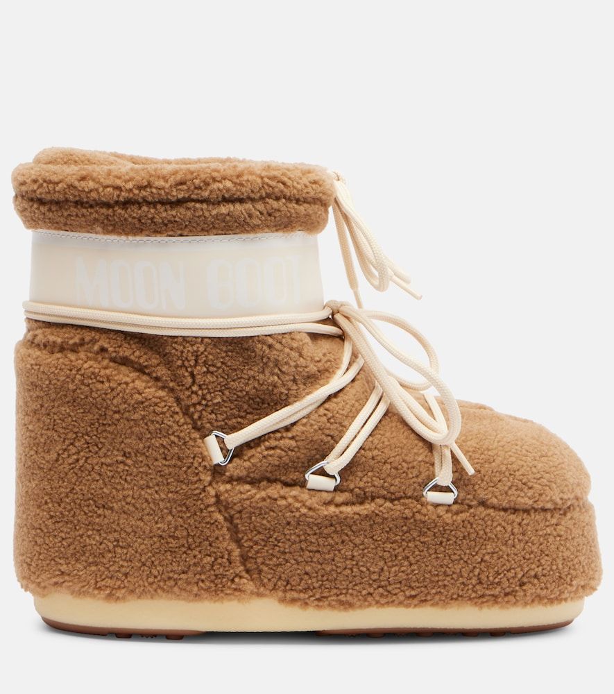 Schneestiefel Icon Low aus Teddyfleece - Moon Boot - Modalova