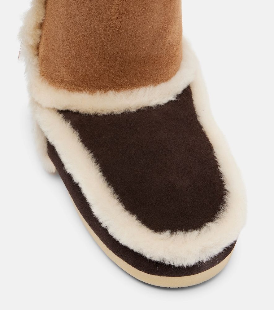 Ankle Boots EVAX aus Veloursleder mit Shearling - Moon Boot - Modalova