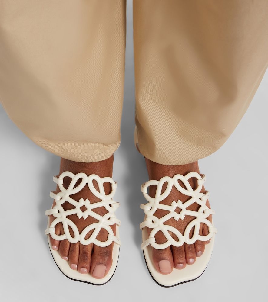 Sandalias Paula's Ibiza Petal de piel con anagrama - Loewe - Modalova