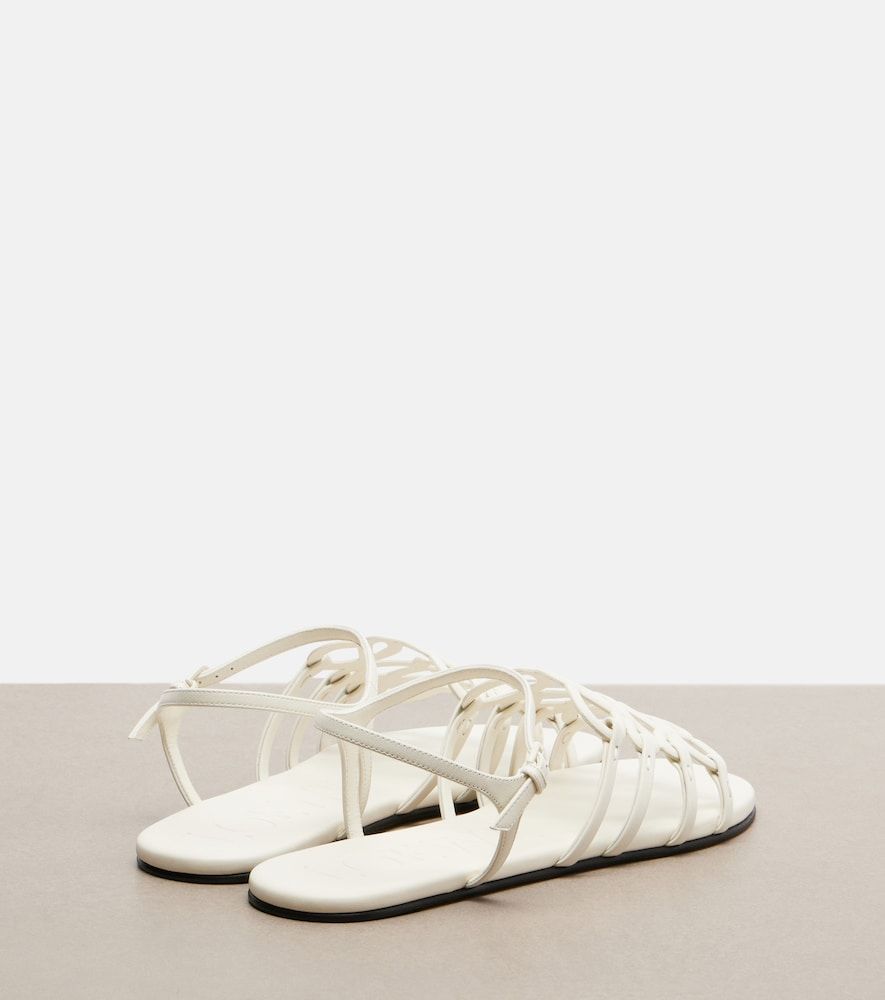 Sandalias Paula's Ibiza Petal de piel con anagrama - Loewe - Modalova