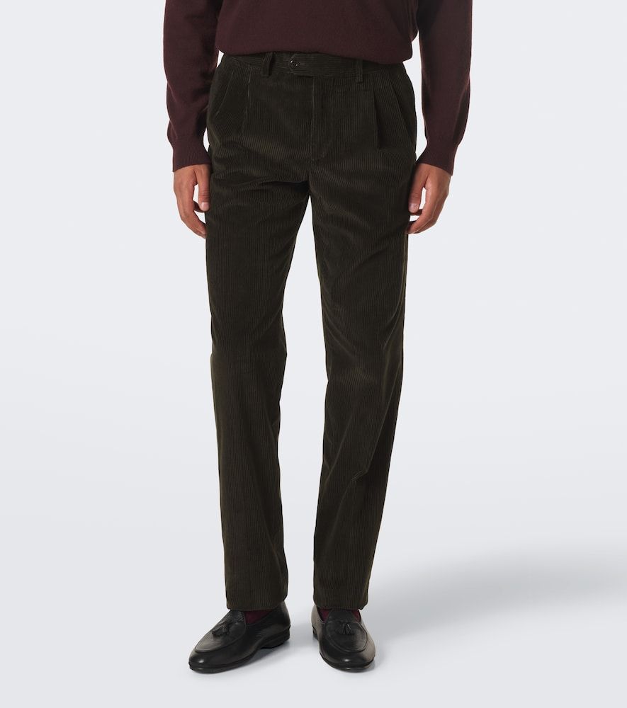 Pantalones rectos Modluca de pana de algodón - Rubinacci - Modalova