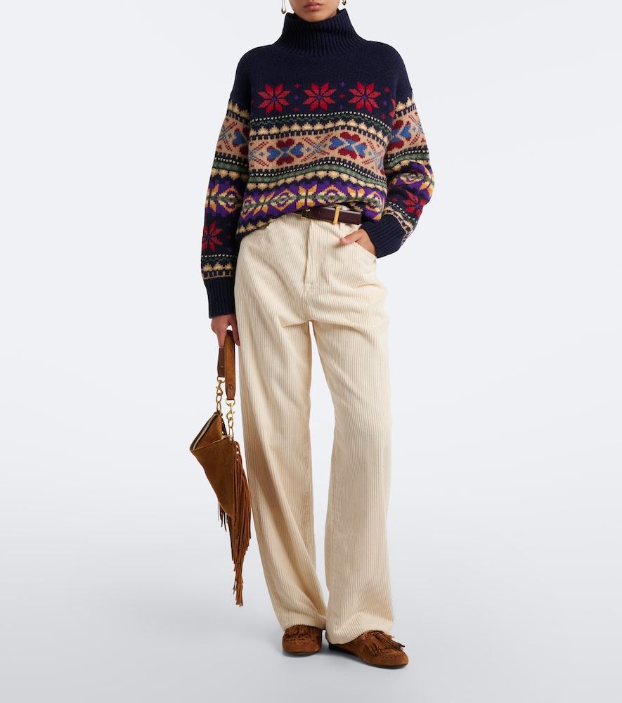 Jersey de lana, algodón y cachemircon cuello alto - Polo Ralph Lauren - Modalova