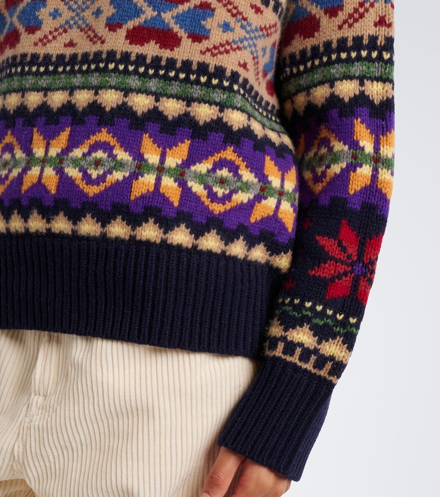 Jersey de lana, algodón y cachemircon cuello alto - Polo Ralph Lauren - Modalova
