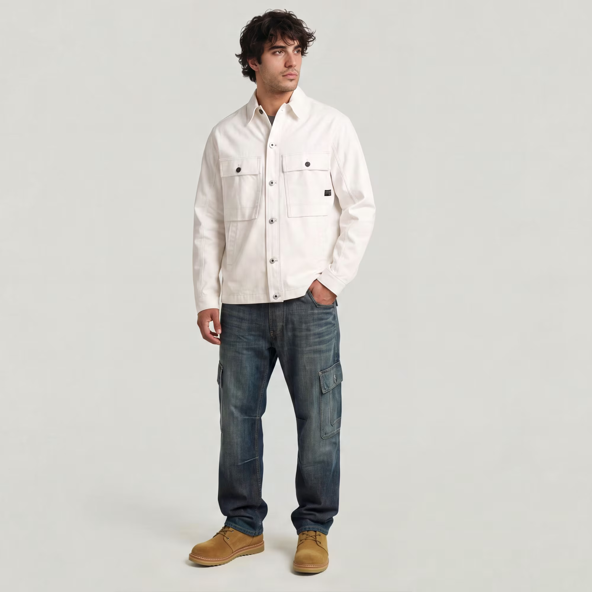 Mosa Overshirt - White - Men - G-Star RAW - Modalova