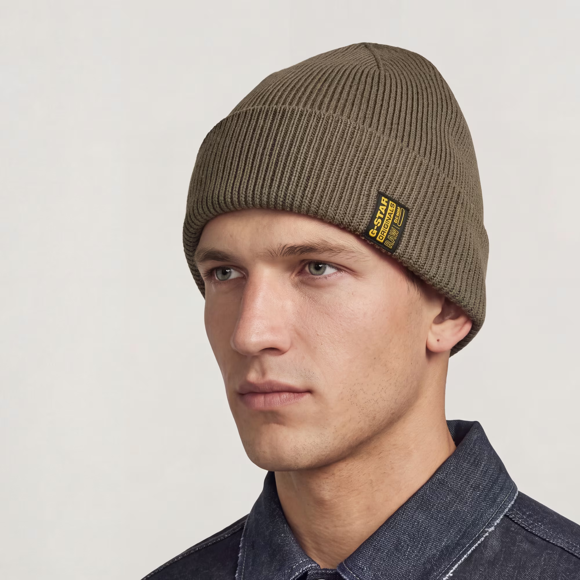 Premium Wool Beanie - Brown - Men - G-Star RAW - Modalova