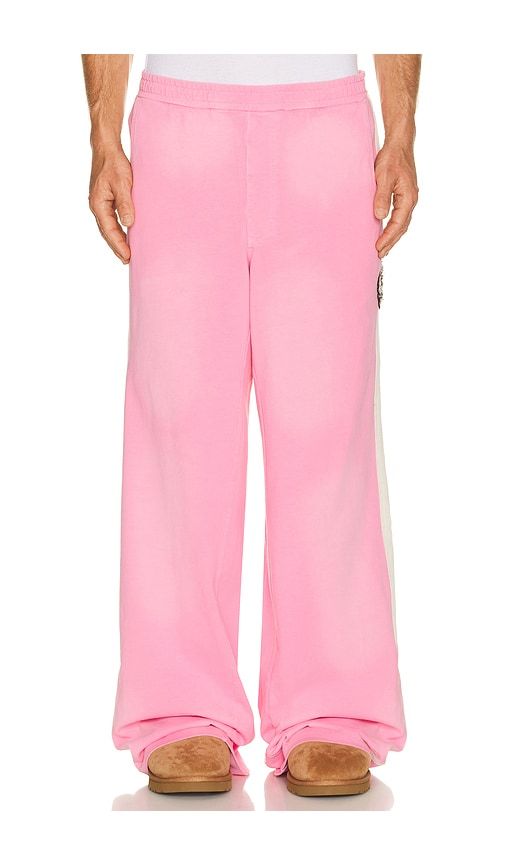 Stripped Ripped Sweatpants in Pink. - size L (also in M, S, XL/1X, XXL/2X) - 424 - Modalova