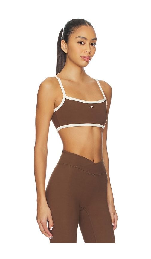 The Micro Sports Bra in Brown. - size L (also in M, S, XL, XS) - 437 - Modalova