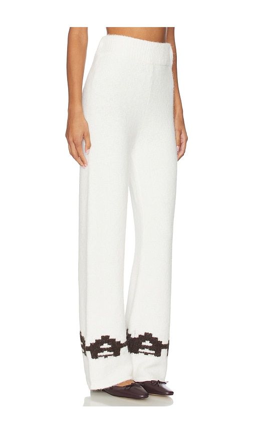 Janine Trouser in White,Chocolate. - size M (also in S) - 4th & Reckless - Modalova