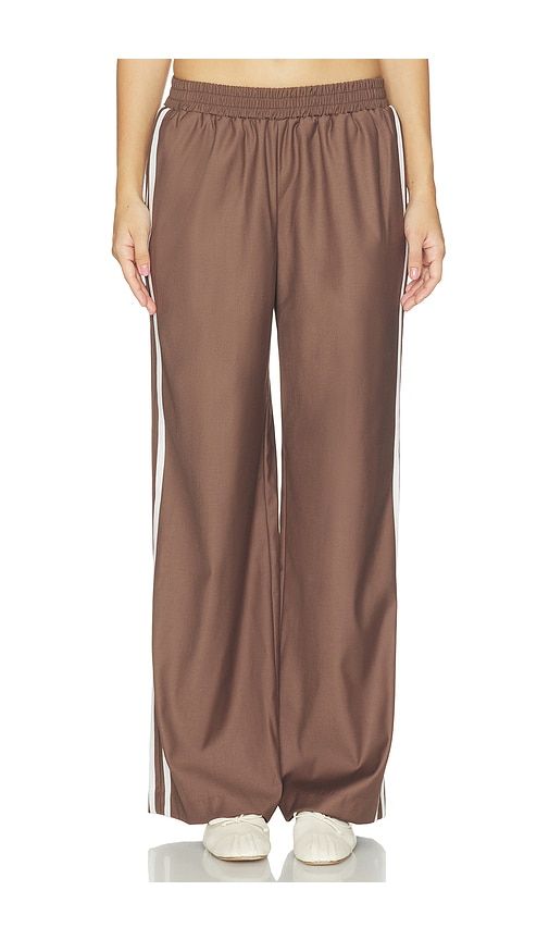 X REVOLVE Tallulah Track Trousers in Brown. - size L (also in M, S, XL, XS) - 4th & Reckless - Modalova