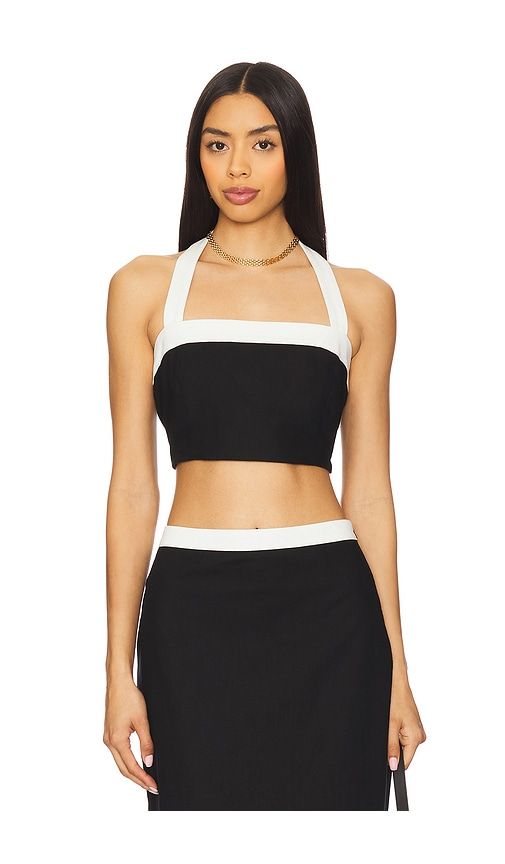 Brea Crop Halter Top in . - size L (also in M, S, XL, XS) - 4th & Reckless - Modalova