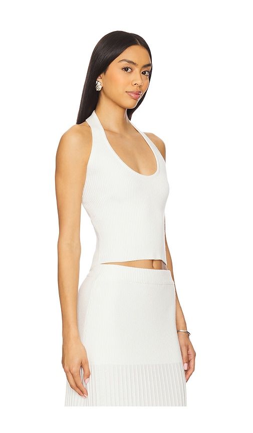 Ivey Knit Halter Top in Ivory. - size L (also in XL) - 4th & Reckless - Modalova