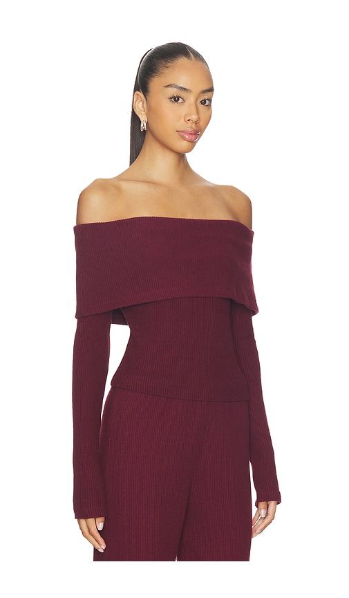 Emmy Top in Burgundy. - size L (also in M, S, XL, XS) - 4th & Reckless - Modalova