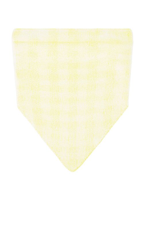 Rio Gingham Hair Scarf in Lemon - 525 America - Modalova