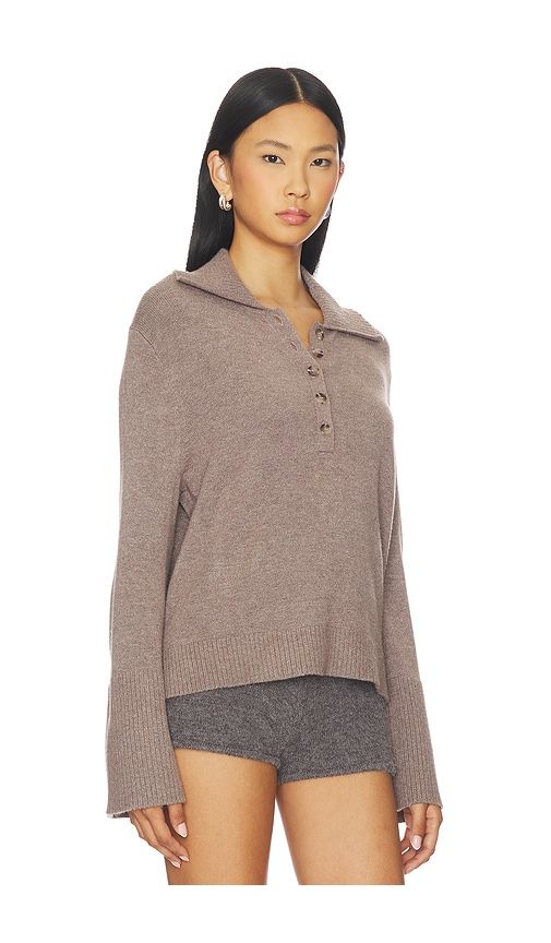 Luca Bell Sleeve Polo in Brown. - size S (also in XL) - 525 America - Modalova