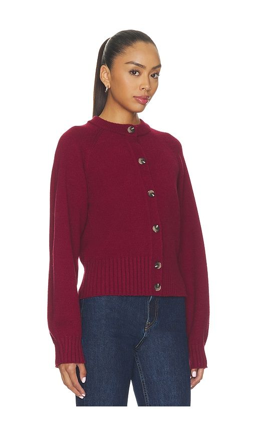 Esme Raglan Cardigan in Burgundy. - size L (also in M, S, XL, XS) - 525 America - Modalova