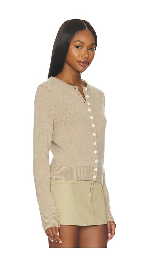 Betsy Classic Cashmere Cardigan in Brown. - size L (also in M, S, XL, XS) - 525 America - Modalova