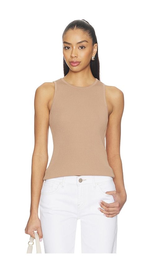 Open Back Tank in Beige. - size M (also in S, XL, XS) - 525 America - Modalova