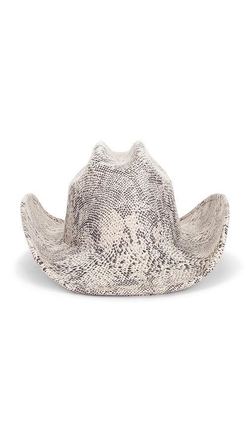 Midnight Rider Snakeskin Printed Cowboy Hat in - 8 Other Reasons - Modalova