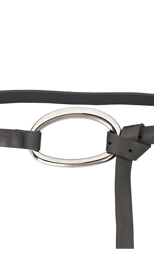 Belt With Oval Know Buckle in Metallic Silver - 8 Other Reasons - Modalova
