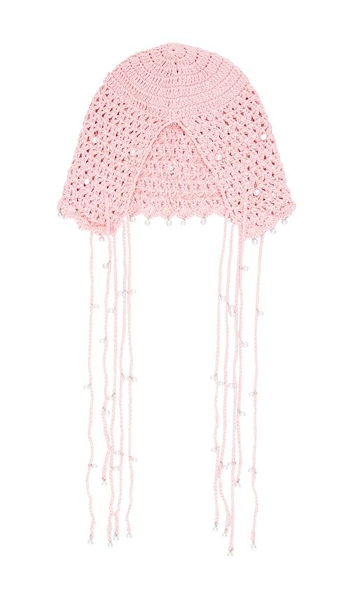 Pearl Crochet Hat in Pink - 8 Other Reasons - Modalova