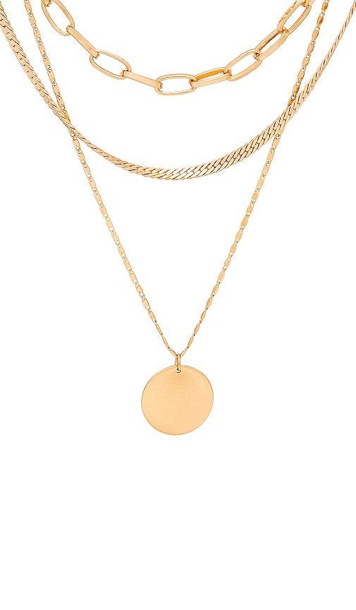 Layered Chain Necklace in Metallic - 8 Other Reasons - Modalova