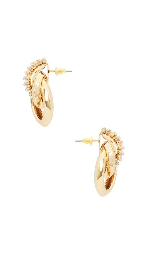 Willow Mini Hoop Earrings in Metallic - 8 Other Reasons - Modalova