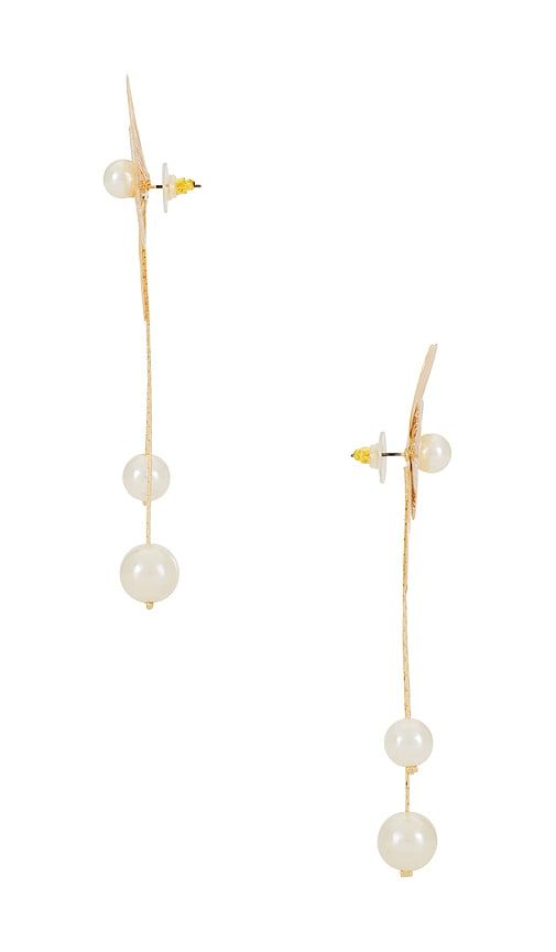 Florence Floral Earrings in Metallic - 8 Other Reasons - Modalova