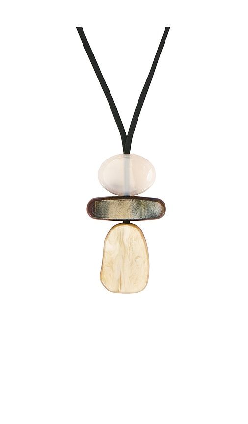 Amalfi Drip Necklace in Black - 8 Other Reasons - Modalova