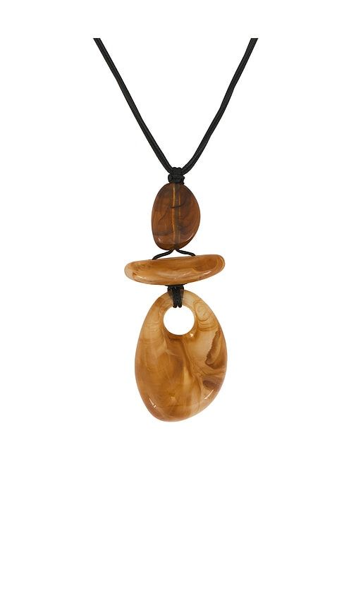 Juness Cord Pendant Necklace in Brown - 8 Other Reasons - Modalova
