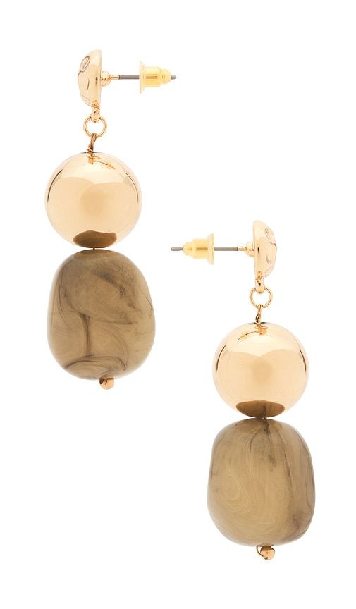 Stone Drop Earrings in Metallic - 8 Other Reasons - Modalova