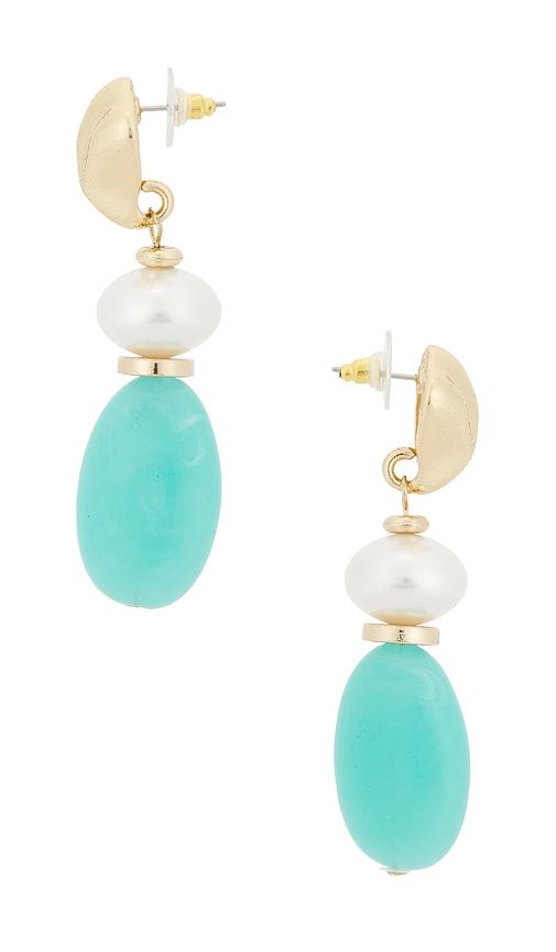 Elegant Drop Earrings in Teal - 8 Other Reasons - Modalova