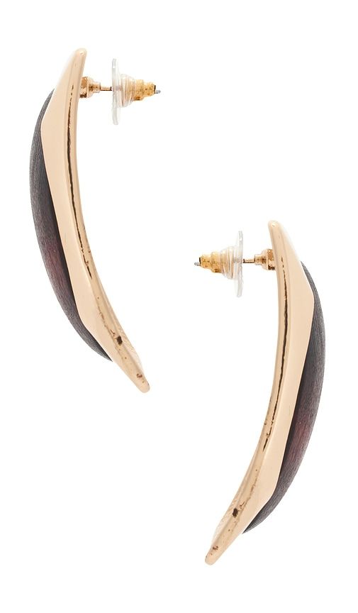 Rich Center Dramed By Sleek -tone Metal Earrings in Multi - 8 Other Reasons - Modalova