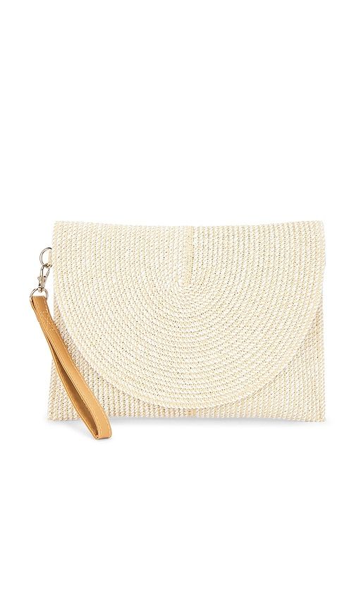 Woven Clutch Bag in Neutral - 8 Other Reasons - Modalova