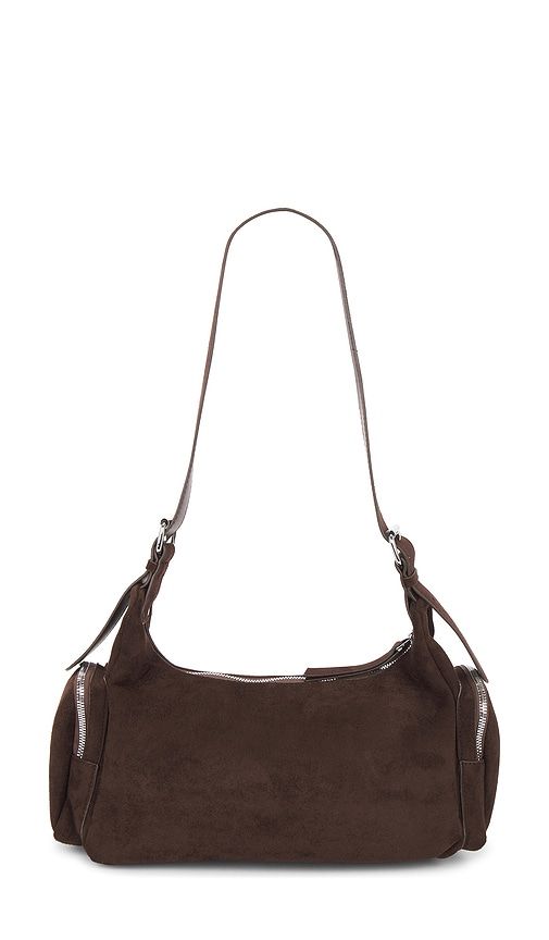 Nappa Faux Suede Shoulder Bag in Brown - 8 Other Reasons - Modalova