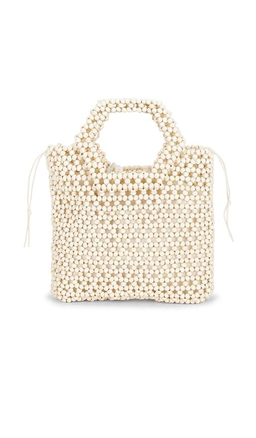 Beaded Wooden Tote Top Handle Bag in - 8 Other Reasons - Modalova