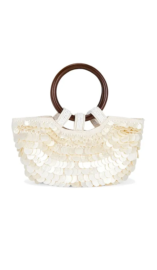 Pearl Top Handle Bag in Ivory - 8 Other Reasons - Modalova