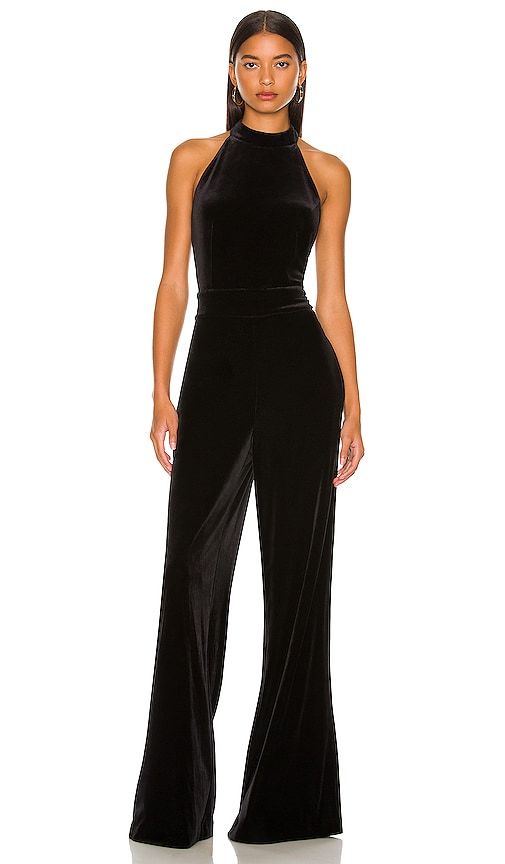 Velvet Jumpsuit in Black. - size 0 (also in 2) - 1. STATE - Modalova