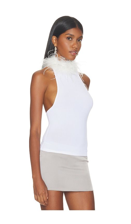 Feather Choker Tank in . - size L (also in M, S, XS) - 1XBLUE - Modalova