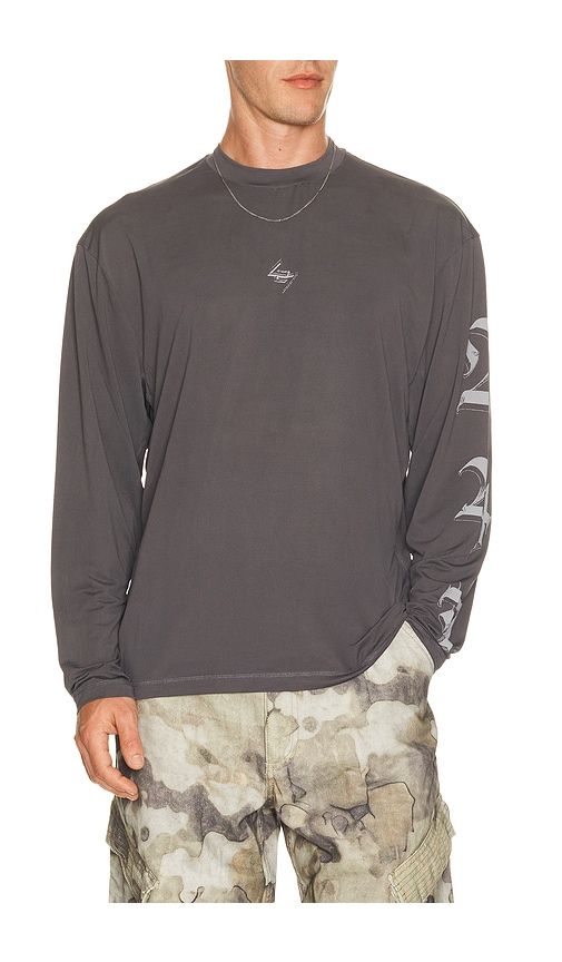Knight Long Sleeve Tee in Grey. - size L (also in M, S, XL/1X) - 247 - Modalova