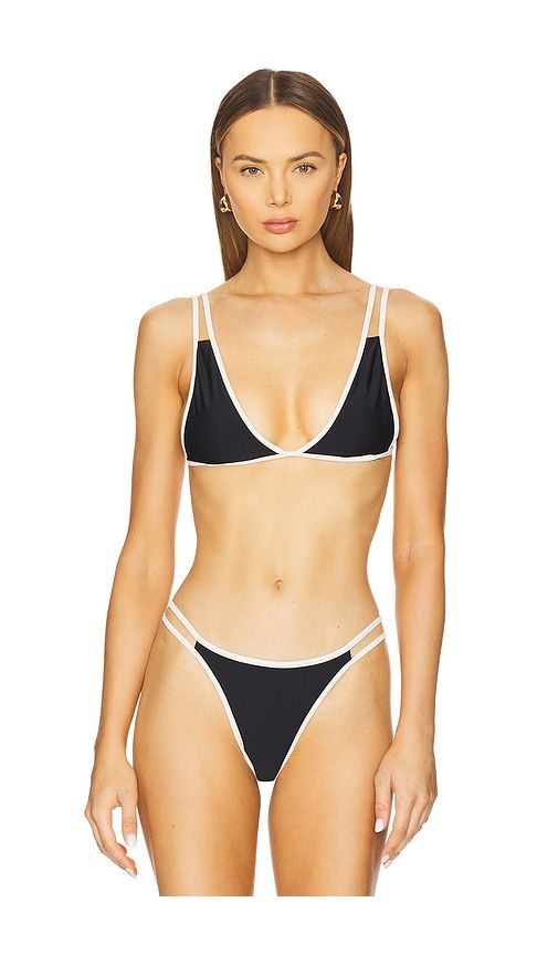 Leon Piped Bikini Top in . - size M (also in S, XL, XS) - ACACIA - Modalova
