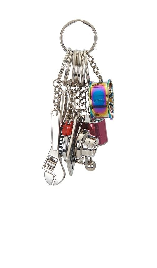Car Part Keychain in Metallic Silver - Anti Social Social Club - Modalova