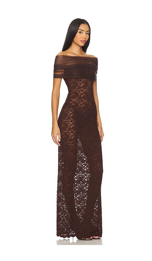 Milana Dress in Brown. - size L (also in M, XS) - Arcina Ori - Modalova