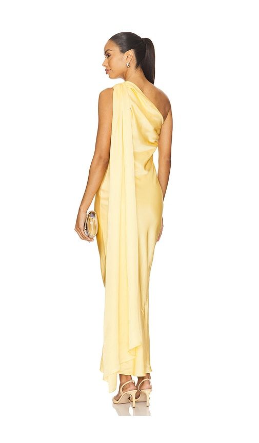 One Shoulder Dress With Cape in . Size 0. Also in 2, 4, 8 - Alejandra Alonso Rojas - Modalova